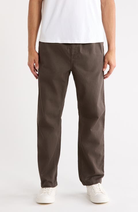 Flint Straight Leg Twill Pants