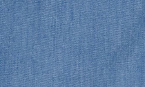 Melrose And Market Chambray Button-up Shirt In Blue