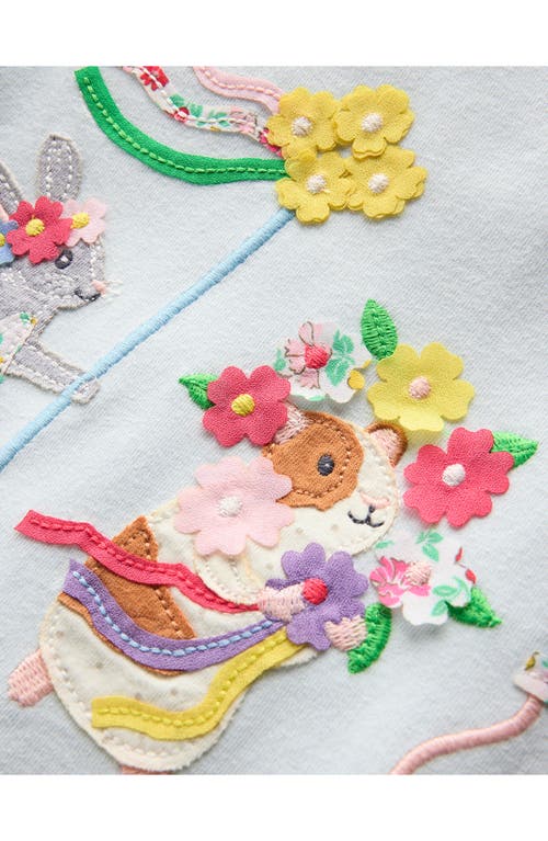 Shop Mini Boden Kids' Parade Appliqué Cotton Graphic T-shirt