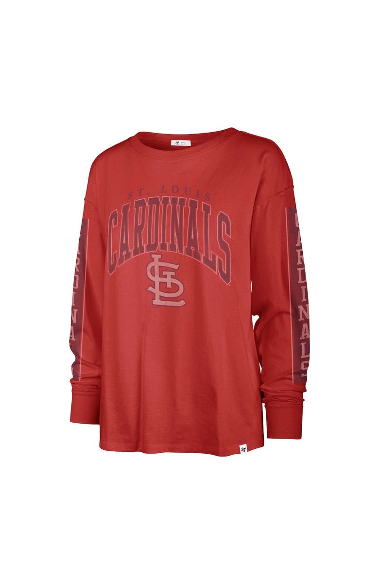 '47 Women's '47 Red St. Louis Cardinals Statement Long Sleeve T-Shirt, Alternate, color, Red