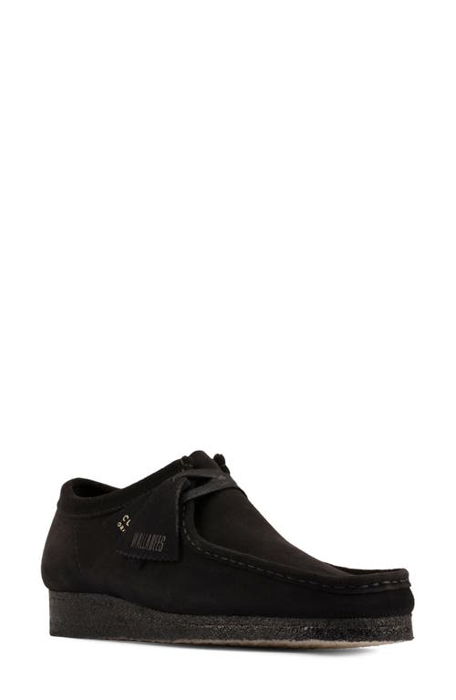 Clarks(r) Clarks® 'Wallabee' Moc Toe Derby in Black Suede  product