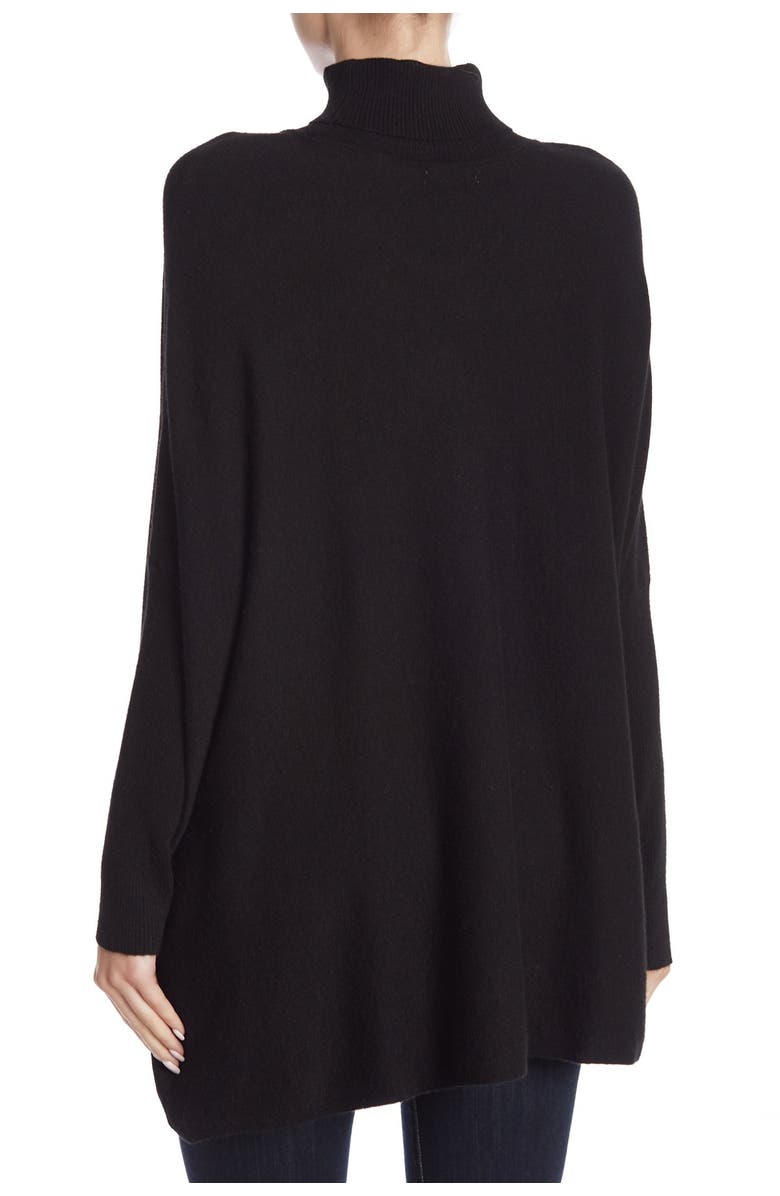 Joseph A Oversized Boxy Turtleneck, Alternate, color, Black