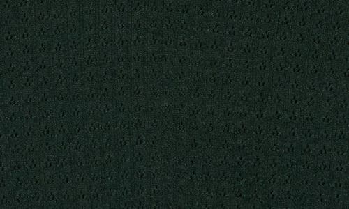 Dr2 By Daniel Rainn V-neck Short Sleeve Pointelle Sweater In Green
