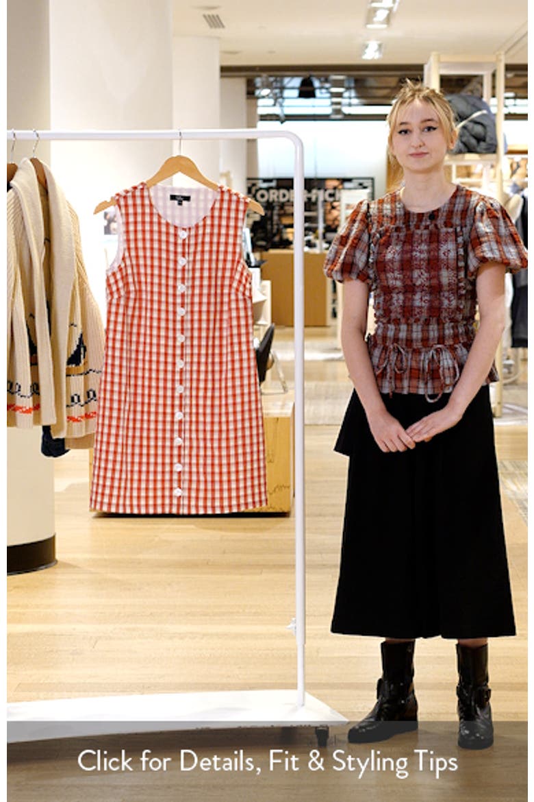 Saylor Gingham Minidress video