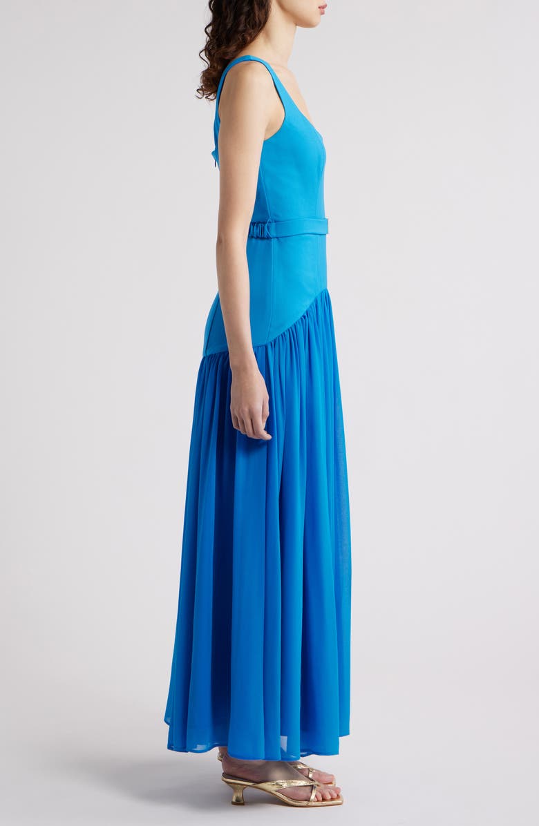Hutch Drop Waist Sleeveless Maxi Dress, Alternate, color, Cobalt