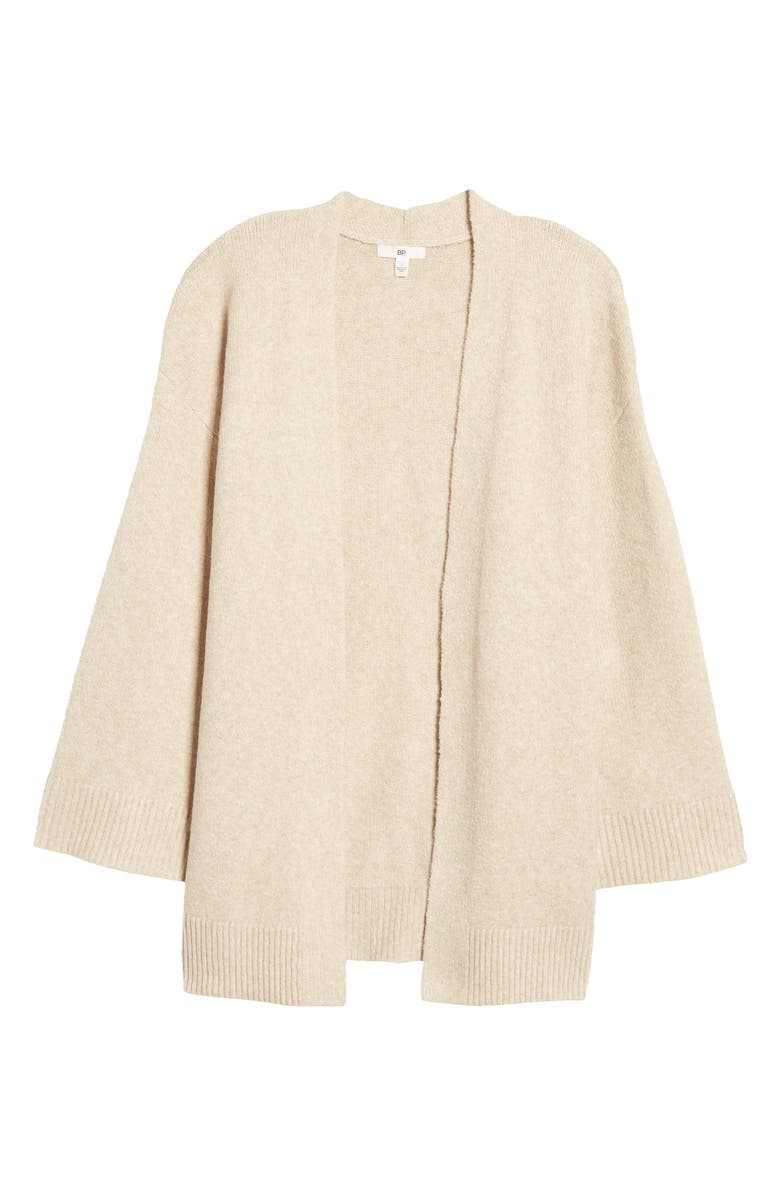 BP. Open Front Cardigan, Alternate, color, Beige Oatmeal Light Heather