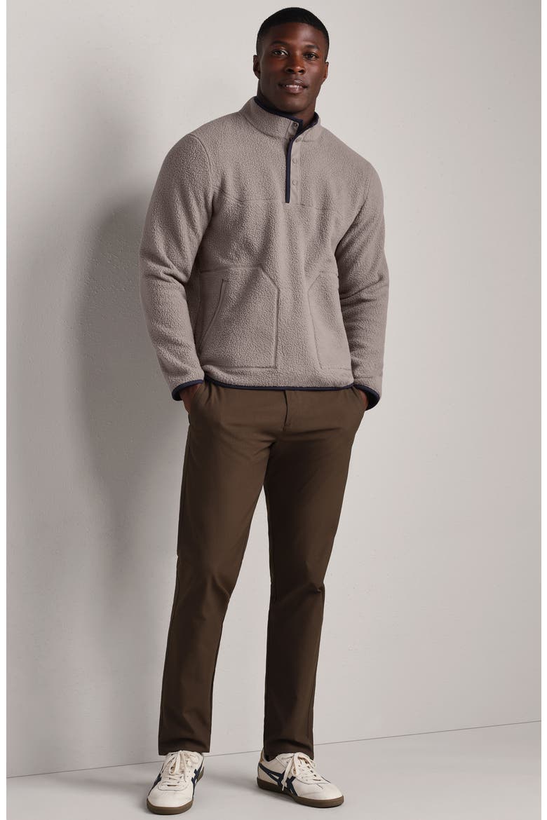 Fairbanks Fleece Quarter Snap Pullover, Alternate, color, FOGGY TAUPE