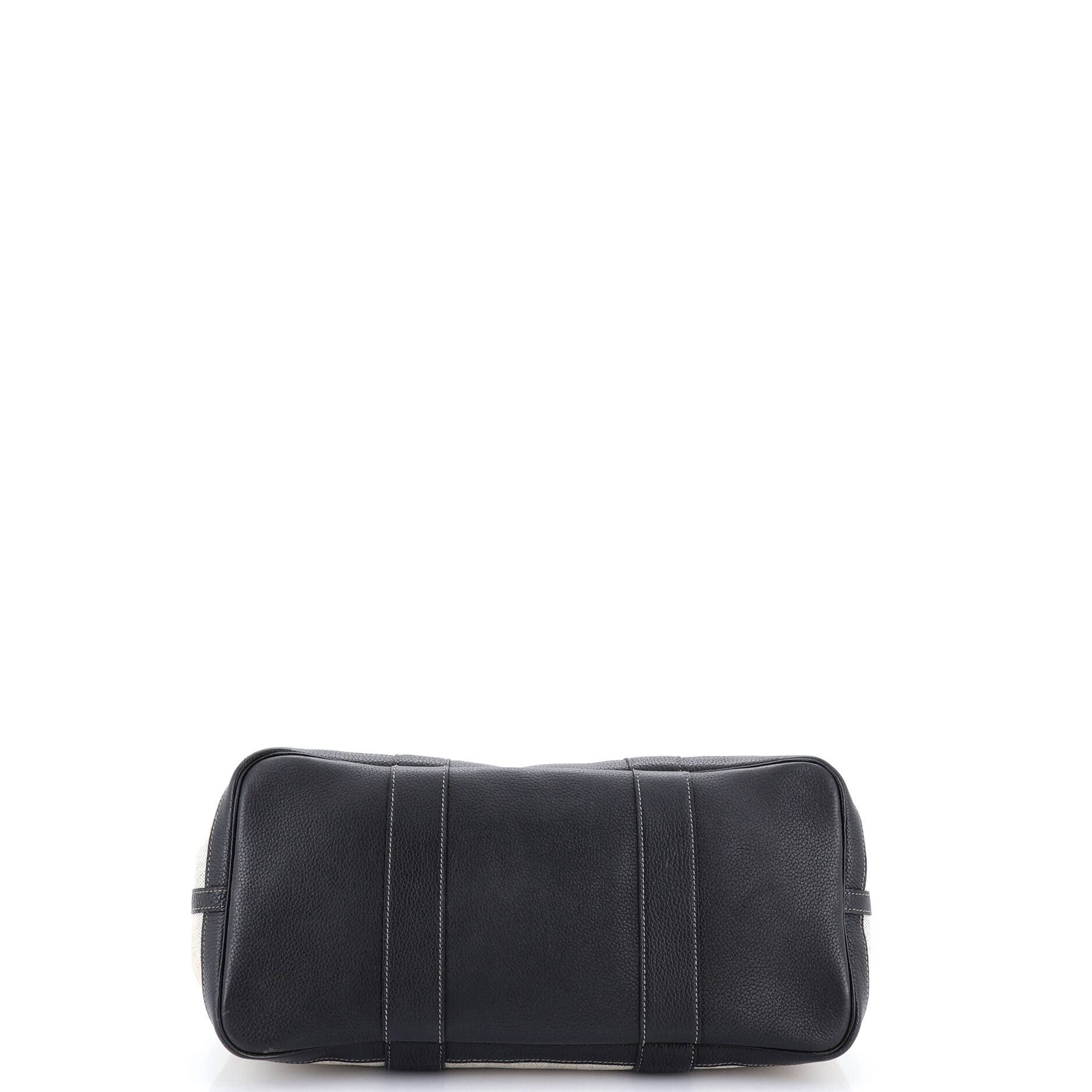 Pre-Owned Hermes Garden Party Tote Toile and Leather 36, Alternate, color, 