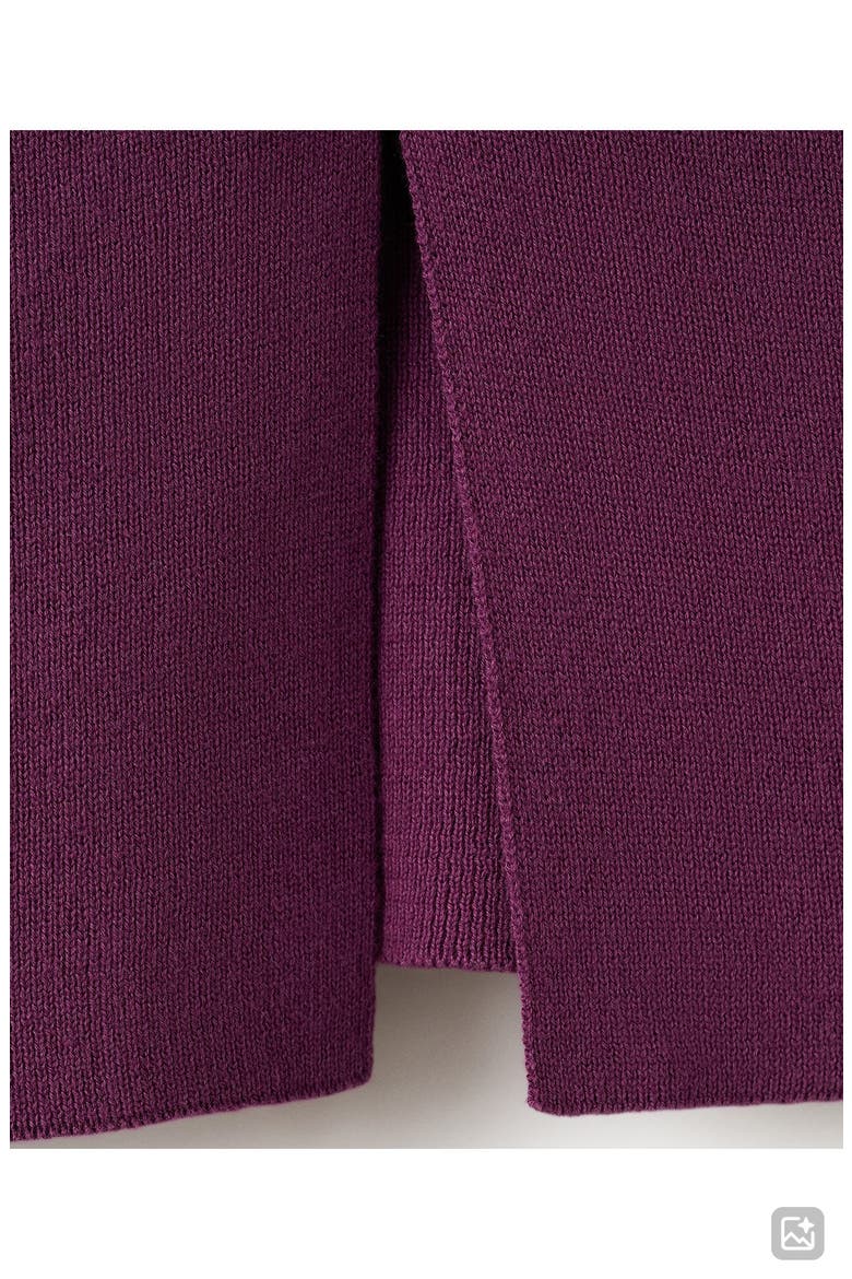 Gathered Detail Knit Tank, Alternate, color, PURPLE