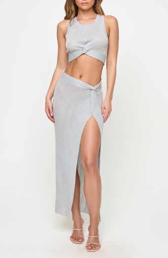 Heart of Gold Metallic Cover-Up Skirt