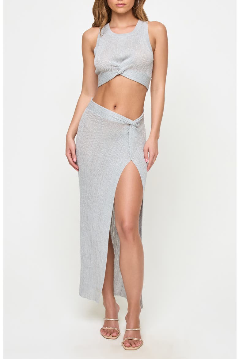 Heart of Gold Metallic Crop Cover-Up Top video