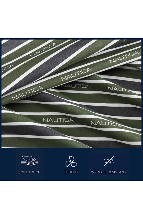 NAUTICA NAUTICA VARADERO TYPEFACE 200 THREAD COUNT SHEET SET 