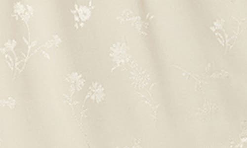Brixton Jacquard Satin Shorts In Whitecap Floral Jacquard