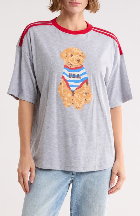 Puppy Athletic Graphic T-Shirt