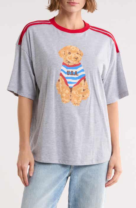Vinyl Icons Puppy Athletic Graphic T-Shirt