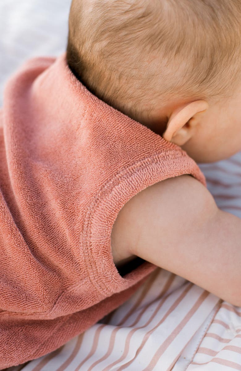 Pehr Classic Terry Bubble Romper, Alternate, color, Shell