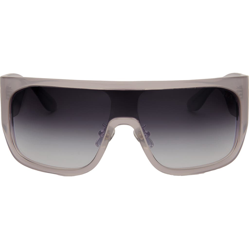 Dezi Blockdt 127mm Oversize Shield Sunglasses In Black