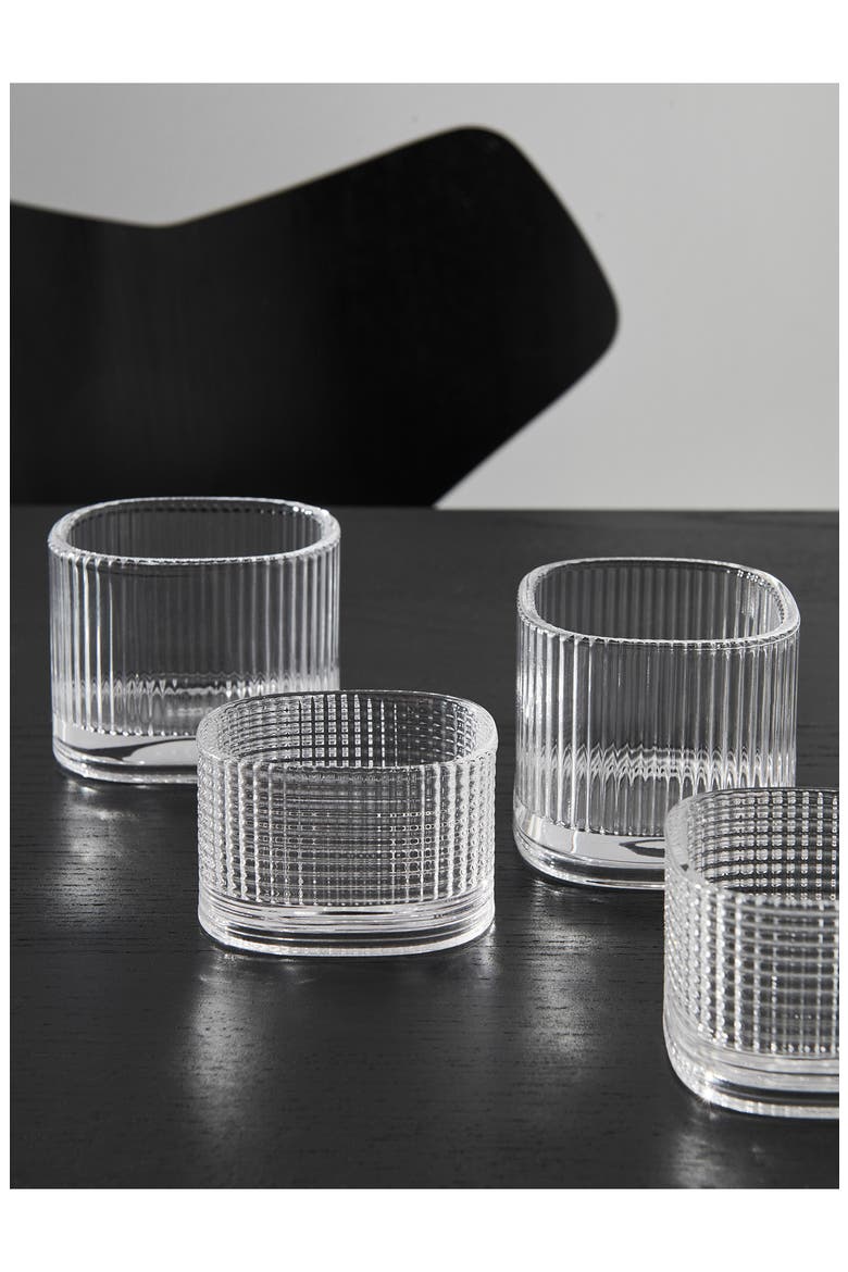 Magica Super Circle Medium Glass Votive Holder, Alternate, color, CLEAR