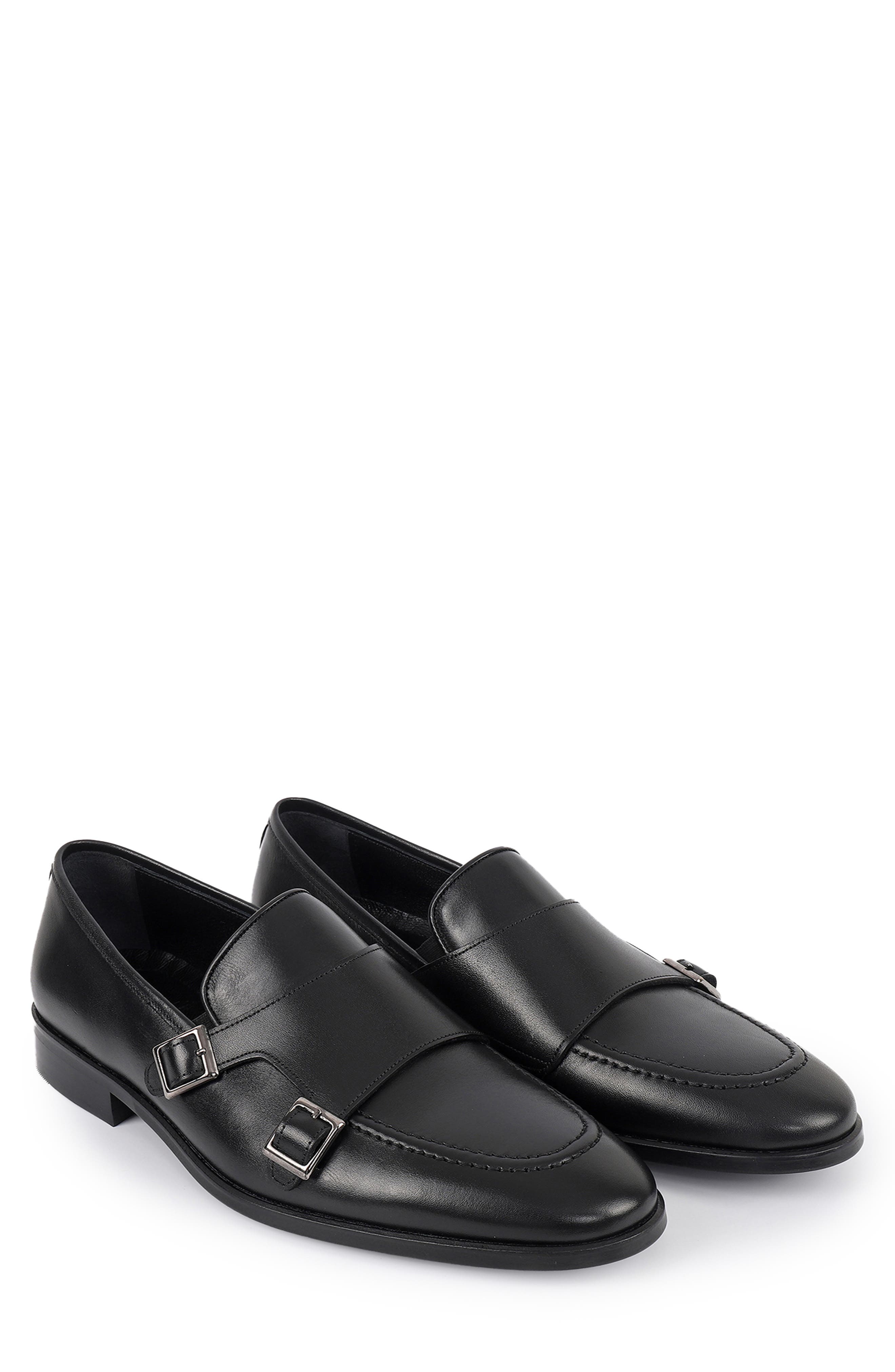VELLAPAIS Bovina Buckle Loafer, Alternate, color, Black