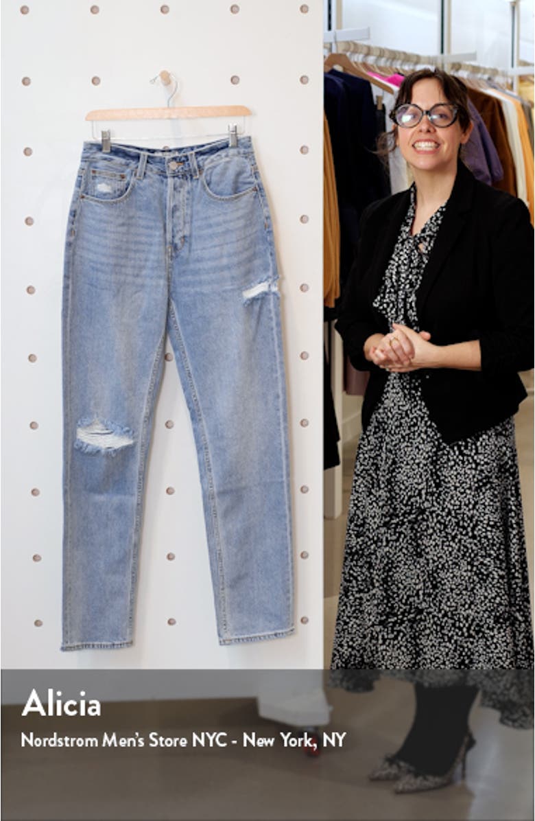 Ziggy Denim Ripped Straight Up Relaxed Jeans, sales video thumbnail