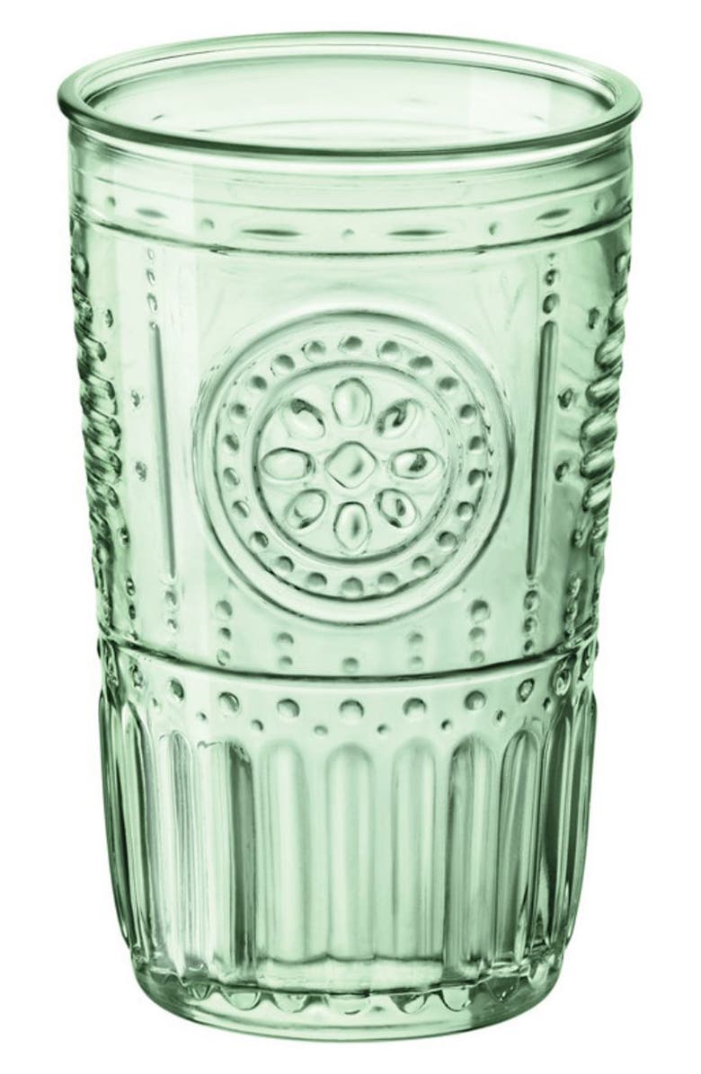 Luigi Bormioli Romantic Cooler Set of 4 Glasses, Main, color, Pastel Green