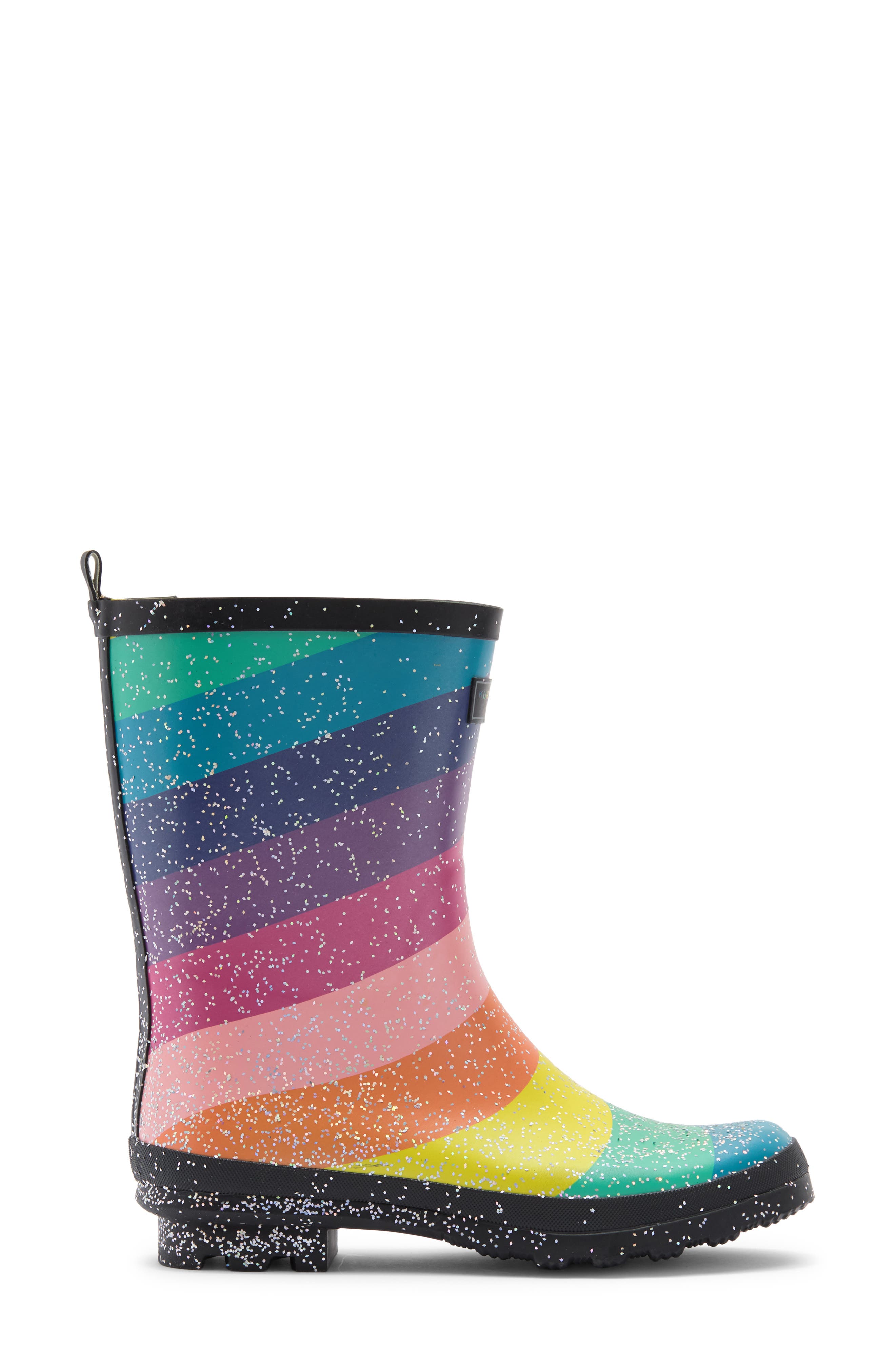 Kurt Geiger London Kids' Mini Sleet Rain Boot, Alternate, color, Rainbow