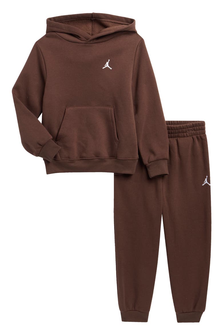Kids' Brooklyn Fleece Hoodie & Sweatpants Set, Main, color, BAROQUE BROWN