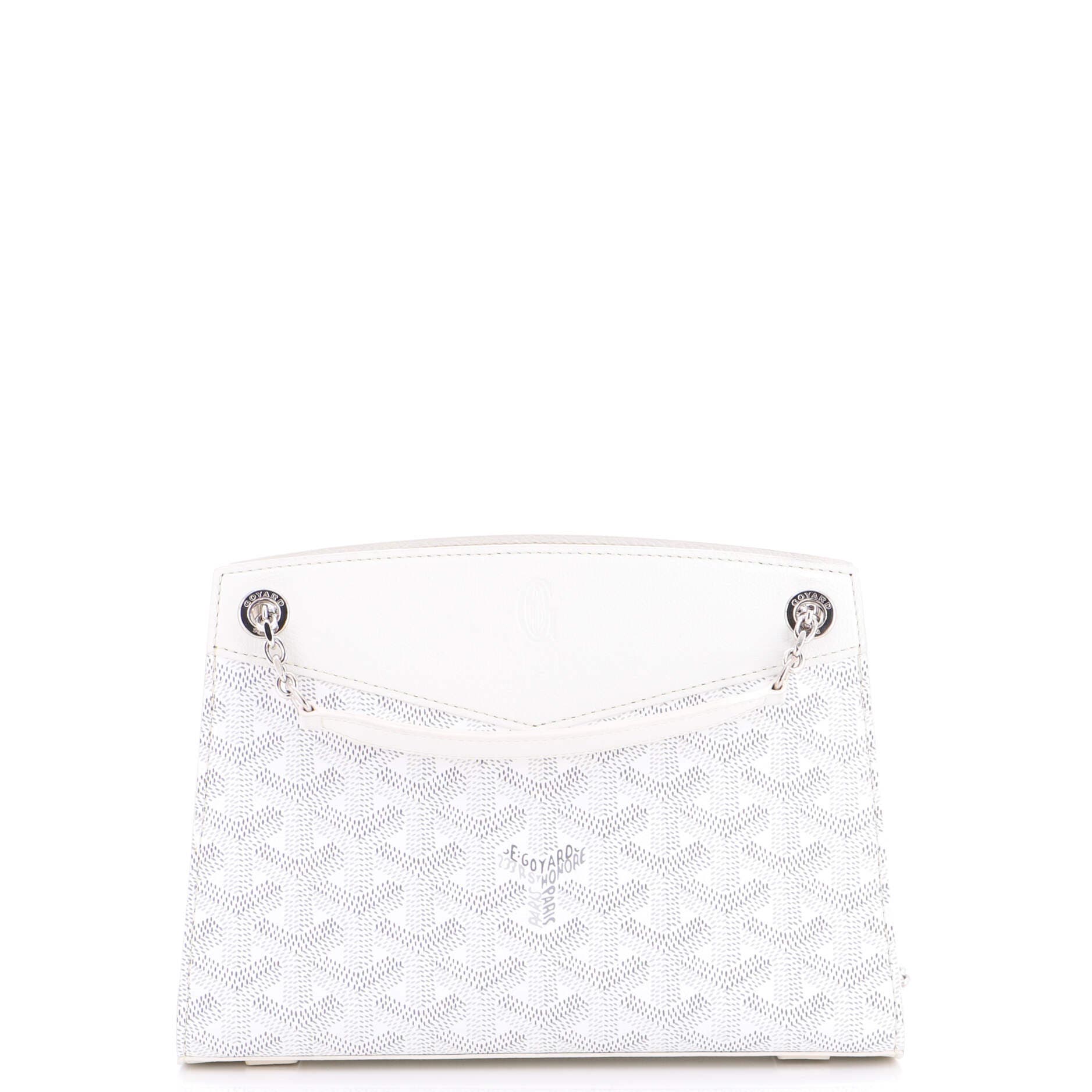 Pre-Owned Goyard Structured Rouette Chain Shoulder Bag Coated Canvas Mini, Main, color, 