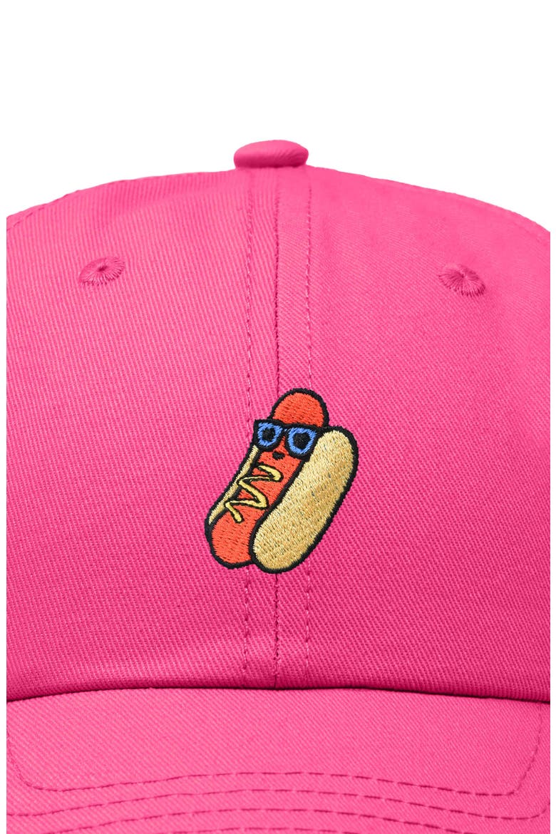 Dog Days Embroidered Casual Cap, Alternate, color, Hot Pink