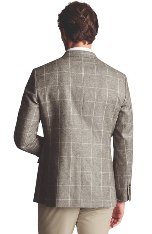 CHARLES TYRWHITT CHARLES TYRWHITT WOOL TEXTURE TWILL JACKET 