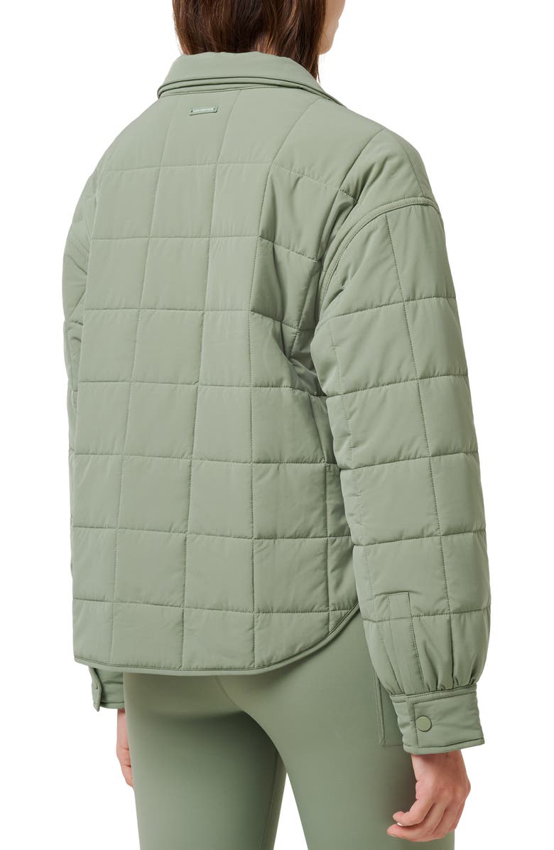 TravisMathew Marin Quilted Jacket, Alternate, color, Sea Spray Multi