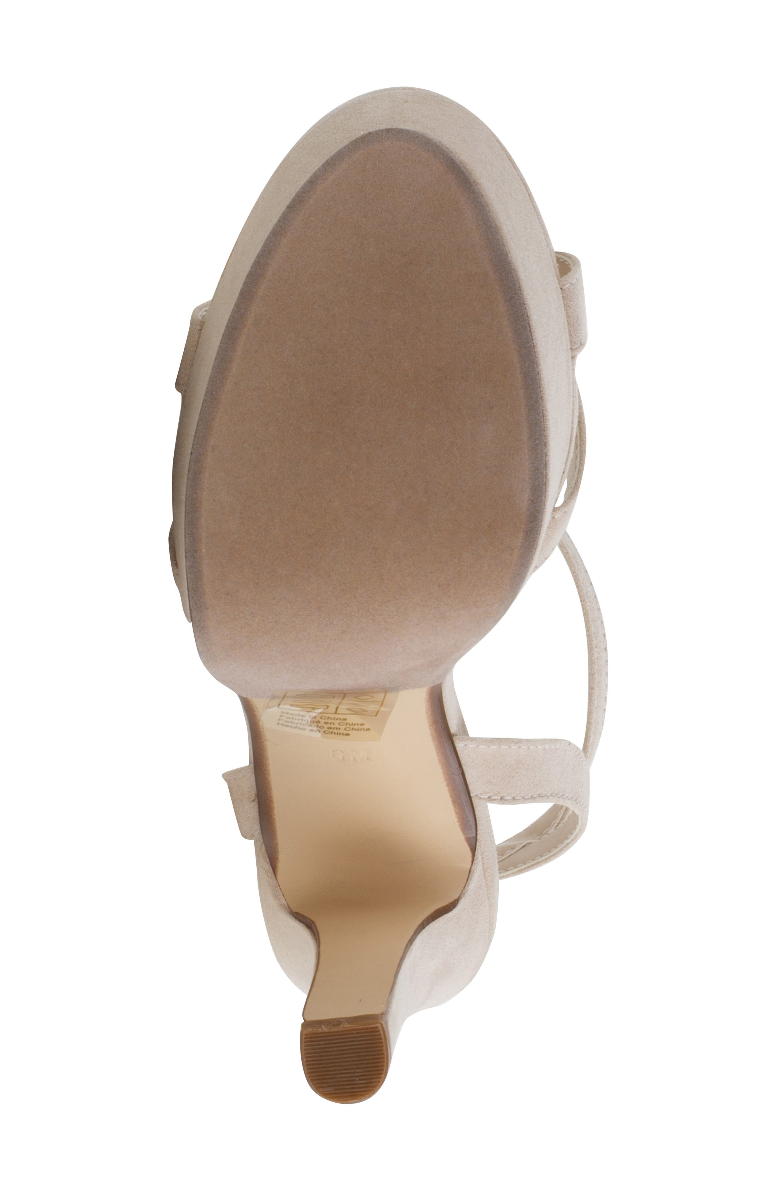 Elena Platform Sandal, Alternate, color, BEIGE