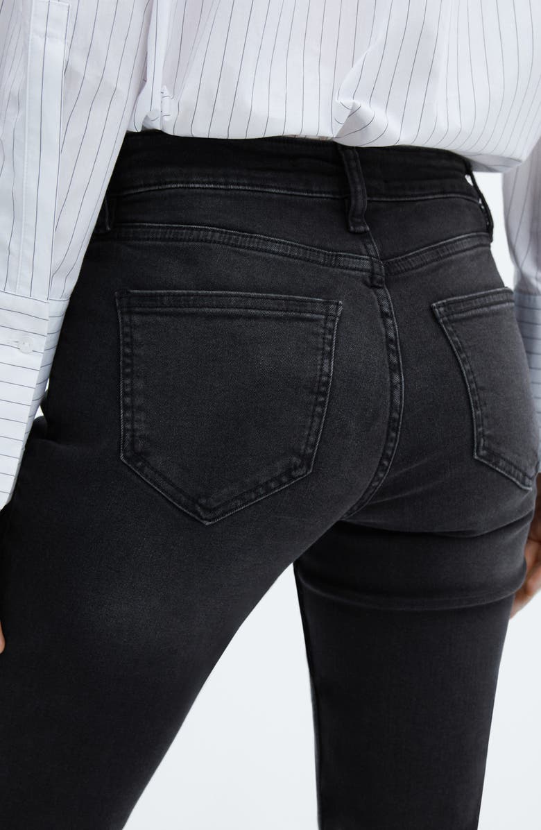 MANGO Low Rise Flare Jeans, Alternate, color, 