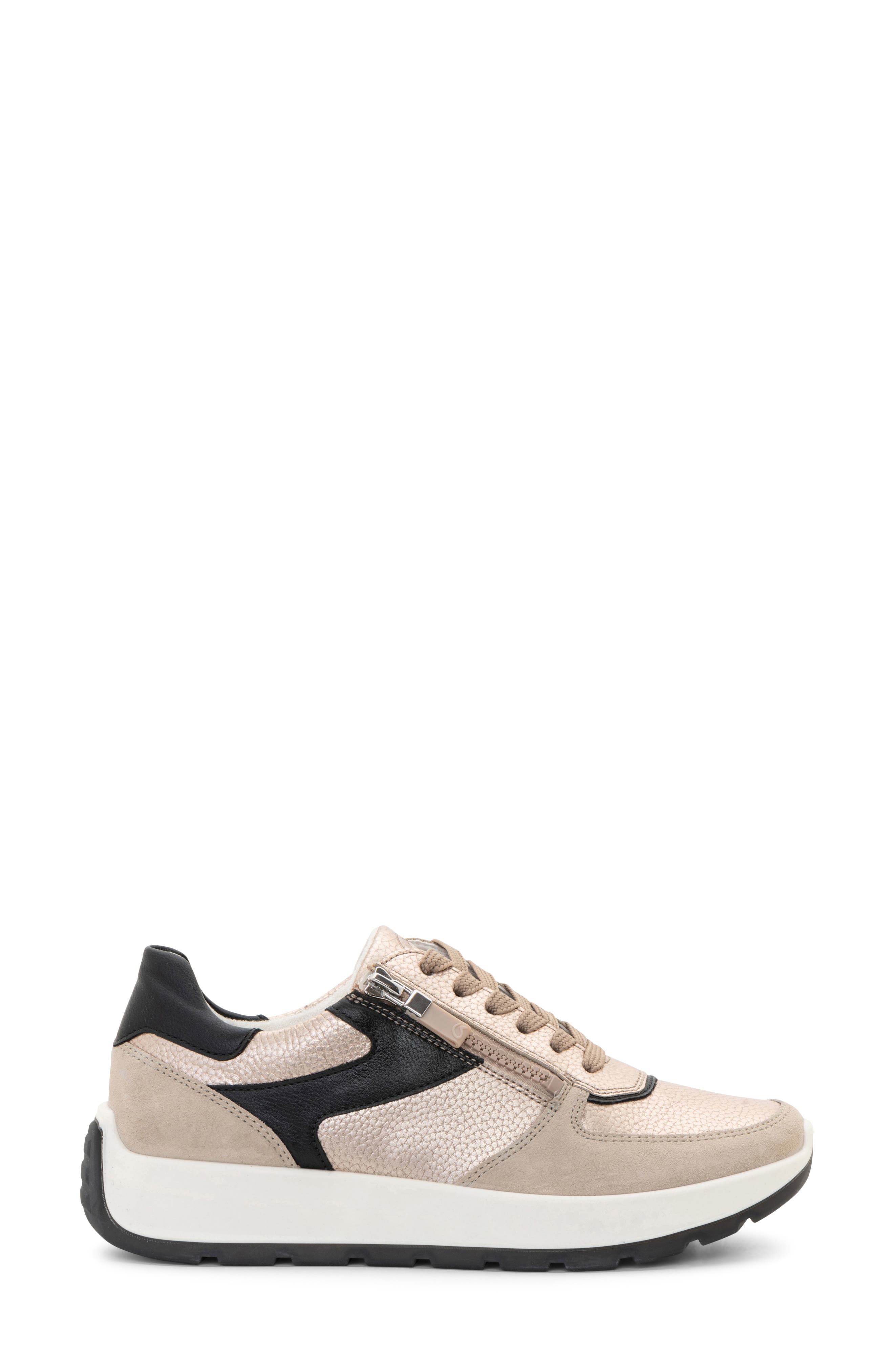 ara Nagano Sneaker, Alternate, color, Sand/ Shell/ Black