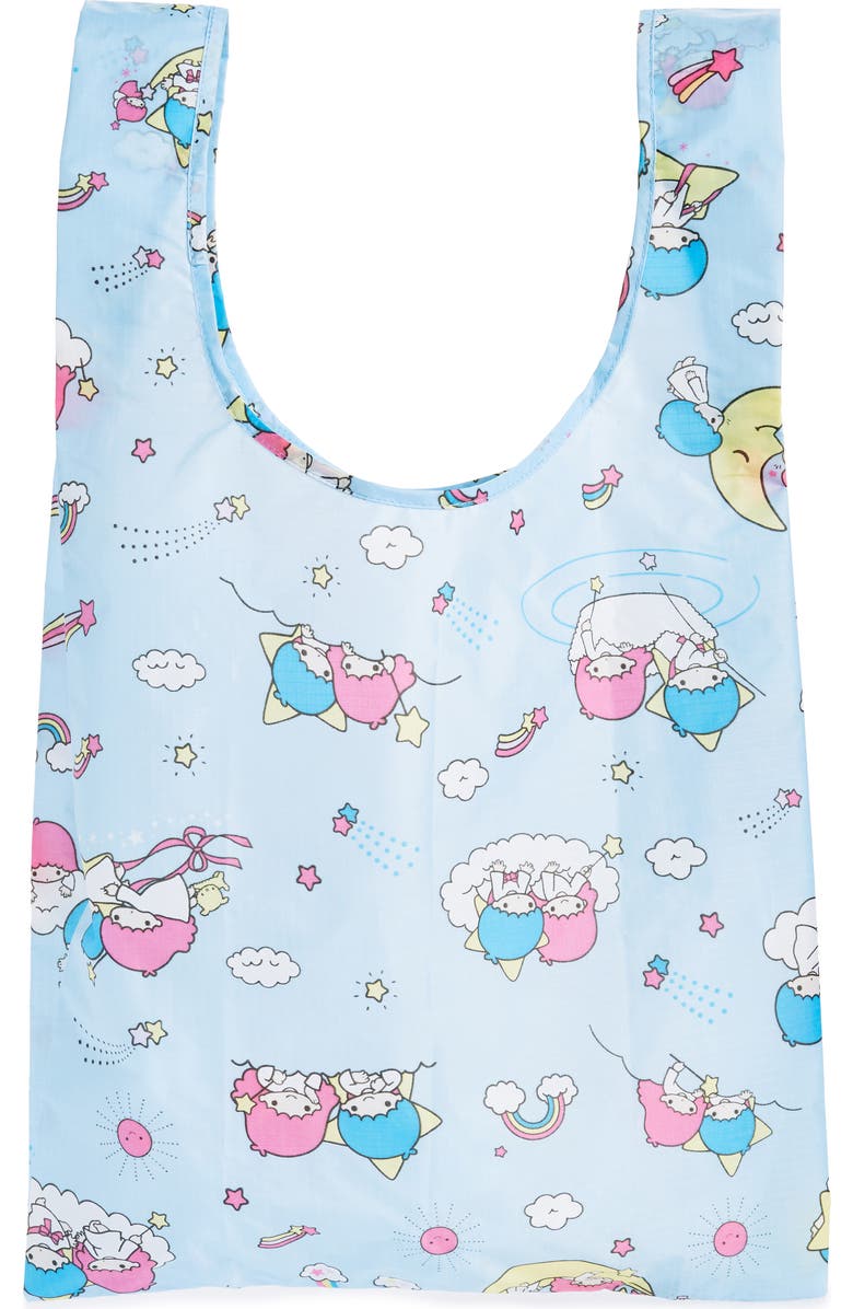 Baggu x Sanrio LittleTwinStars Standard Recycled Polyester Ripstop Tote, Alternate, color,