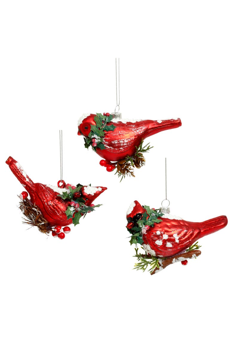 Mark Roberts Elegant Birds Ornament, Set of 12, Main, color, 