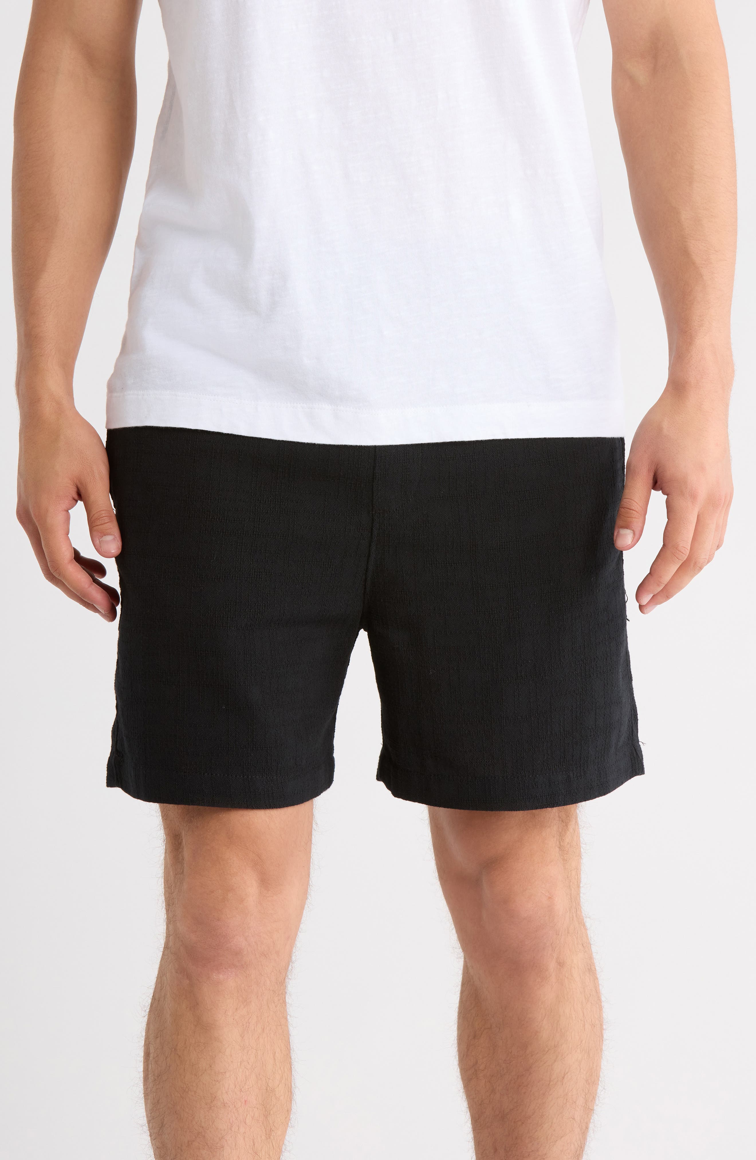 DENIM AND FLOWER Pull-On Drawstring Shorts