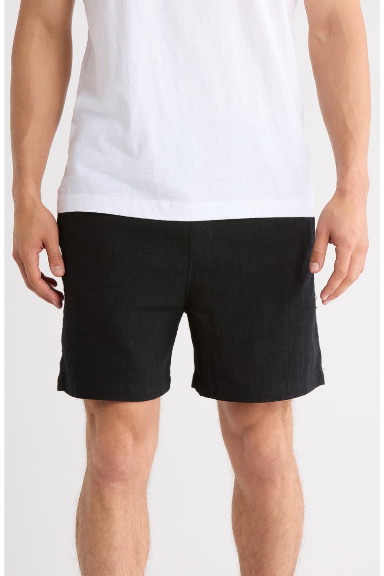 Pull-On Drawstring Shorts, Main, color, BLACK