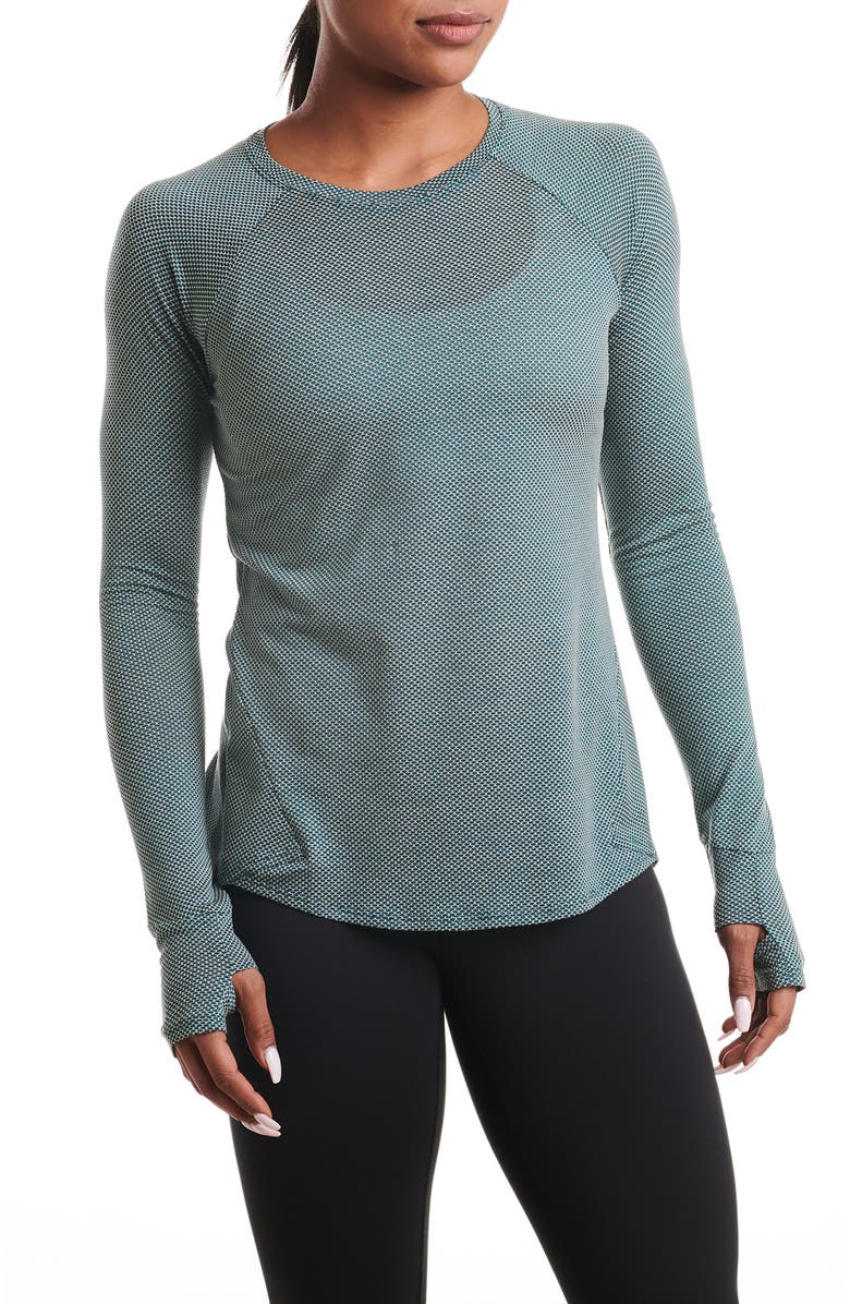 Oiselle Flyout Long Sleeve Performance Shirt, Main, color, 
