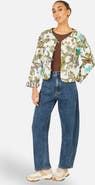 Yumi Print Reversible Cotton Jacket