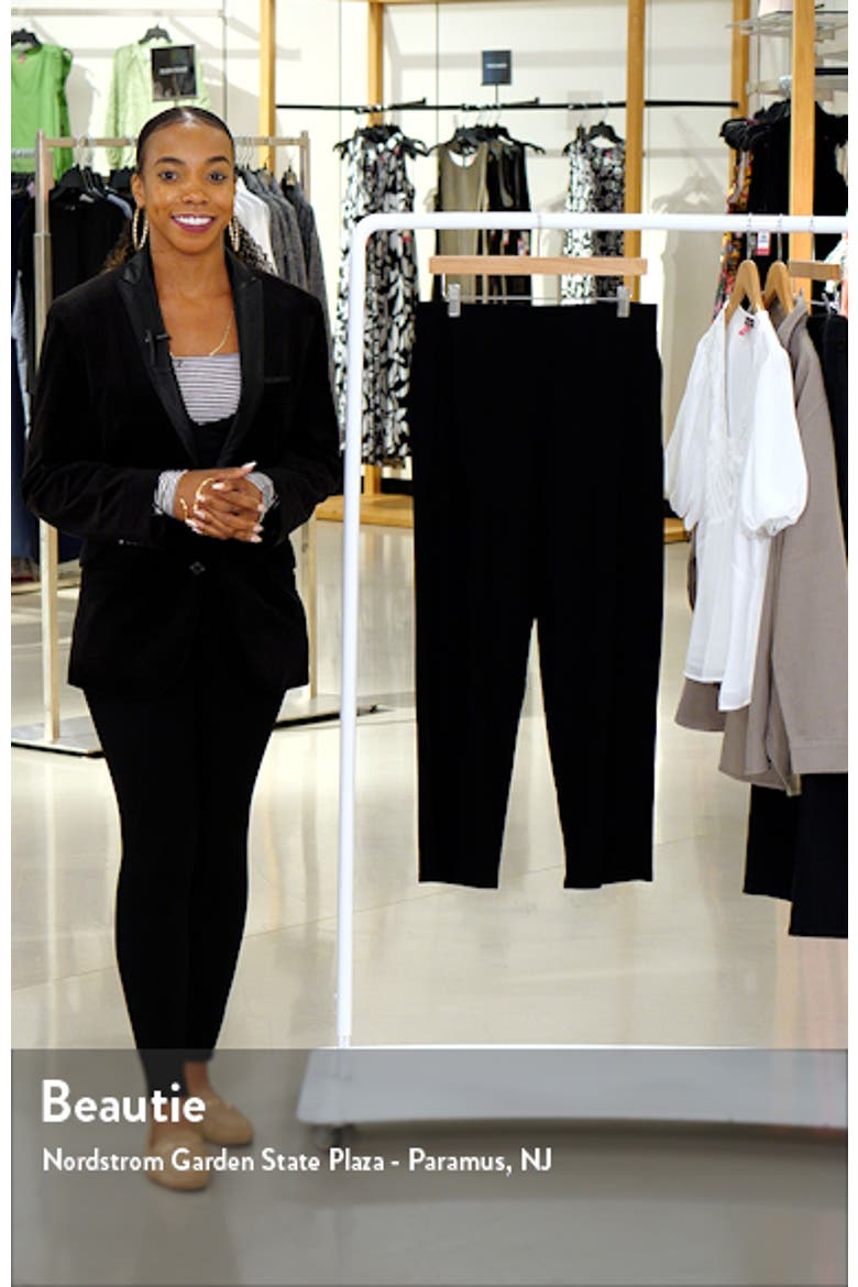 Ankle Straight Leg Stretch Pants video