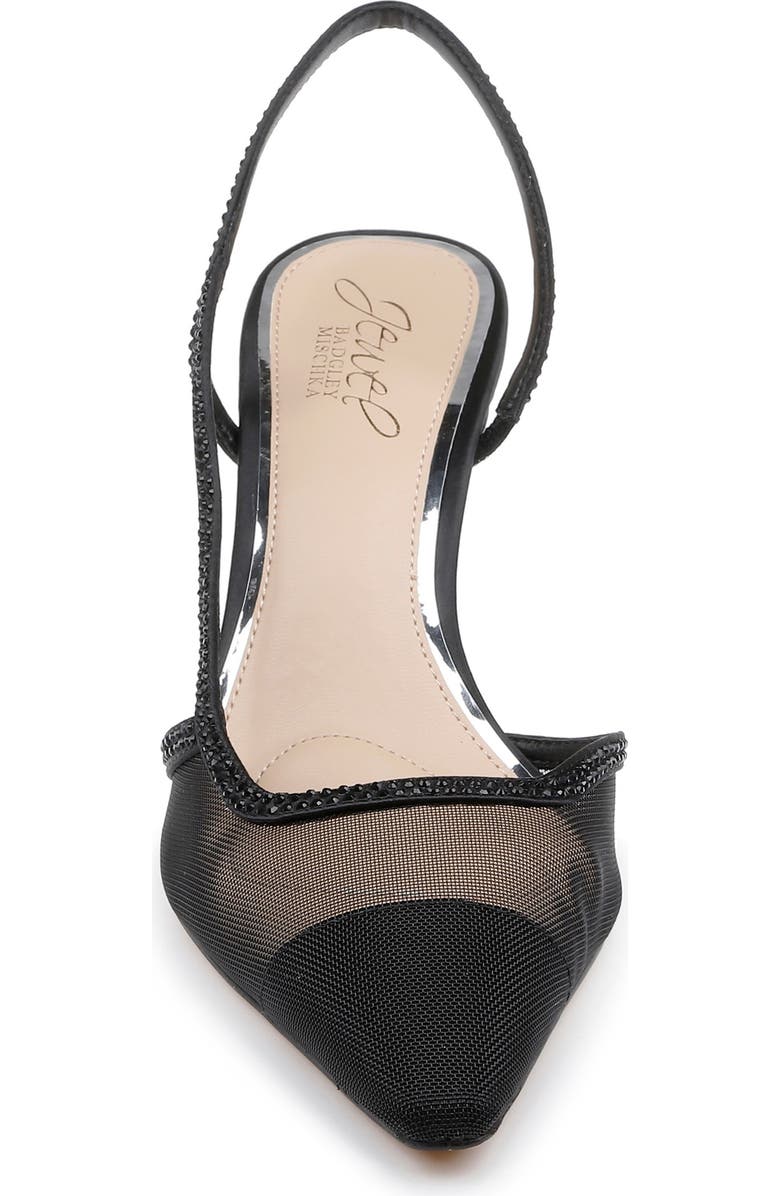 Jewel Badgley Mischka Tammy Slingback Half d'Orsay Cap Toe Pump, Alternate, color,