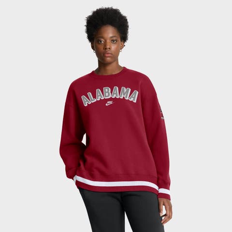 Women's Nike Crimson Alabama Crimson Tide Oversized Legacy Phoenix Sweatshirt