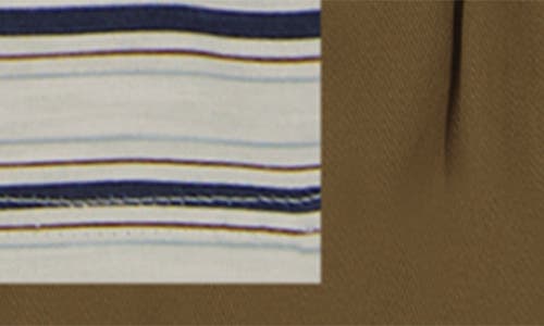 Calvin Klein Stripe Polo & Woven Shorts Set