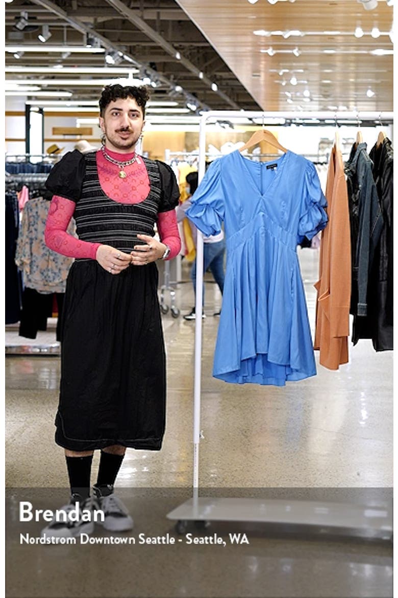 Tiered Bubble Sleeve Dress video