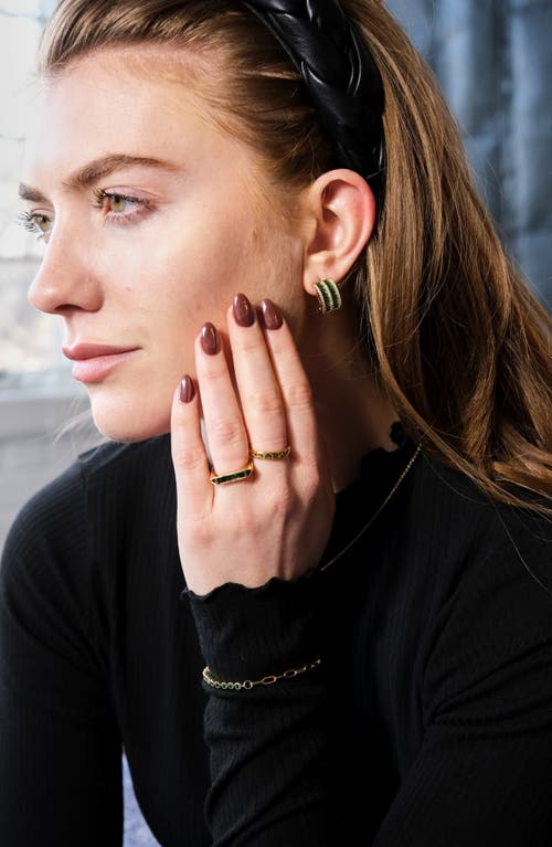 Sterling Forever Lennon Ring In Gold