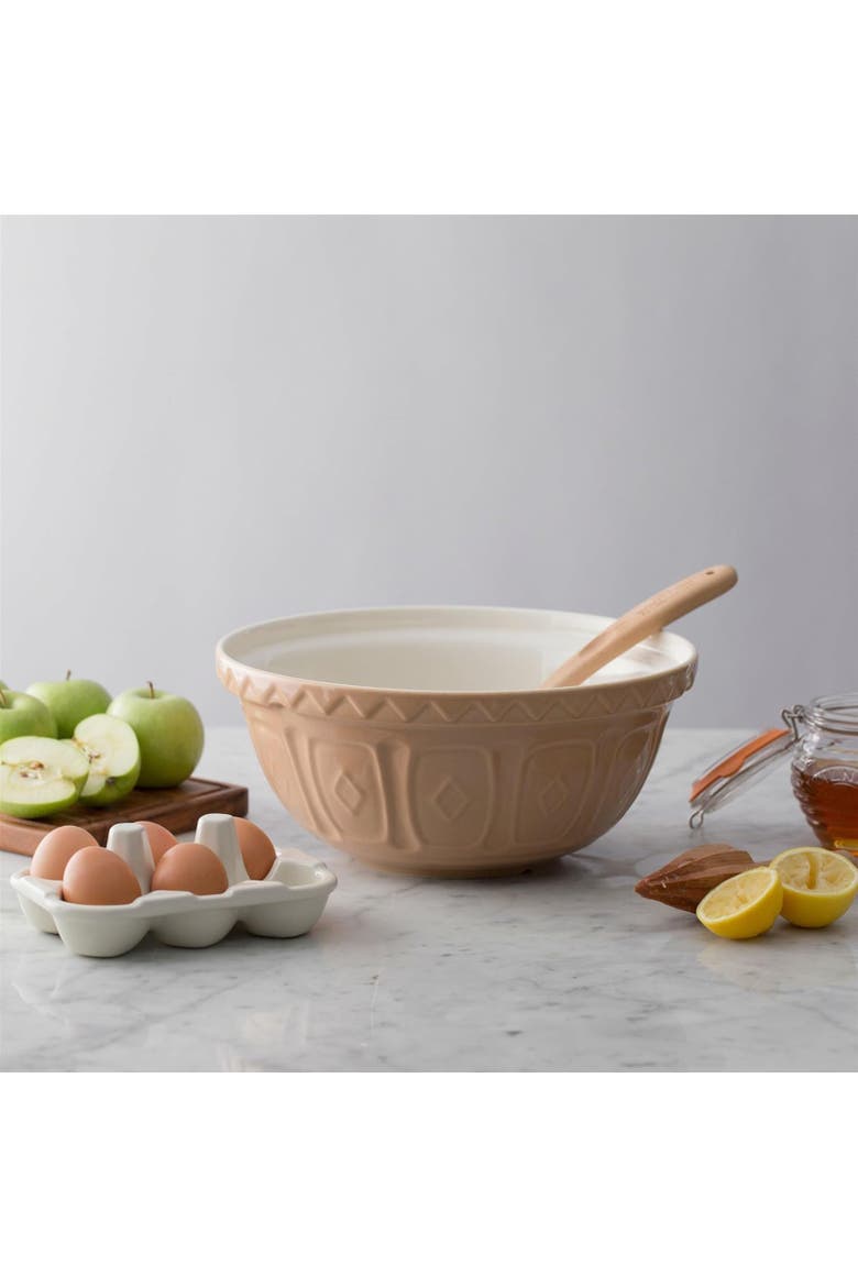 Cane Collection Size 6 Mixing Bowl, 6.35 Quart, Alternate, color, Beige