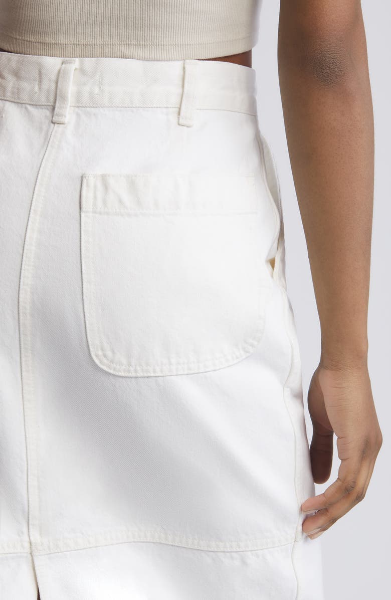 Madewell Carpenter Denim Maxi Skirt, Alternate, color,