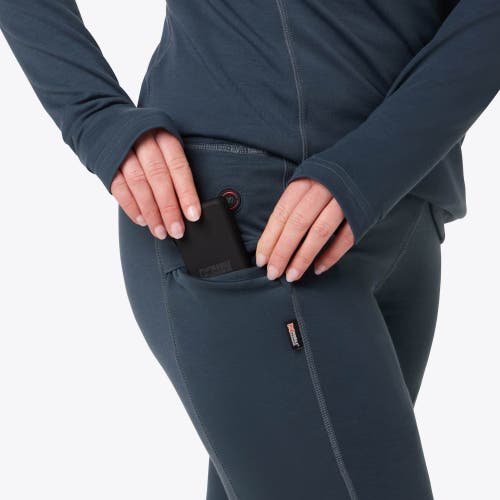 Mobile Warming Baselite Lightweight Heated Base Layer Pant In Blue