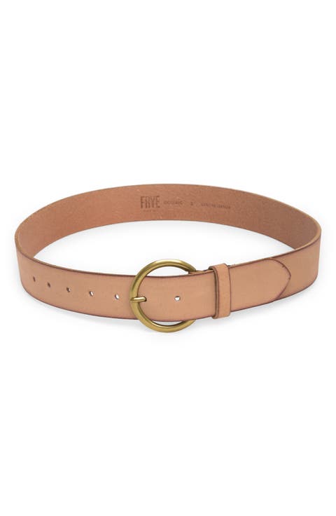 Flat Leather Belt